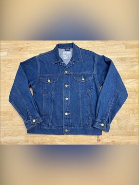VTG Learsi International Denim Jacket S 80s 90s Trucker Classic Jean Coat
